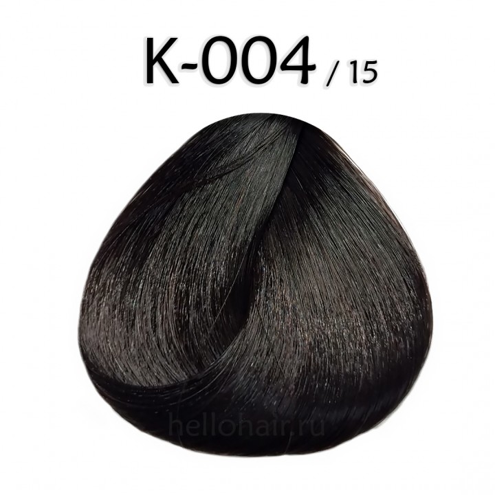 Волосы на капсулах K-004/15, ASH MAHOGANY BROWN, пепельно-махагоновый коричневый, цена за 100 грамм