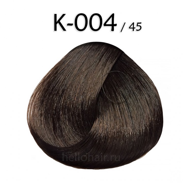 Волосы на капсулах K-004/45, RICH COPPER BROWN, насыщенный медно-коричневый, цена за 100 грамм
