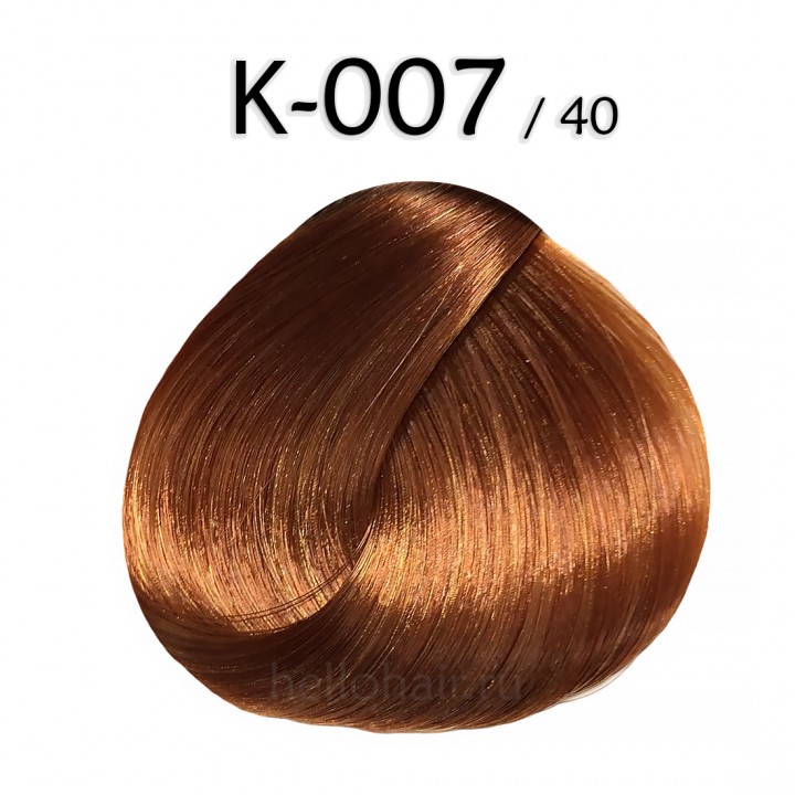 Волосы на капсулах K-007/40, RADIANT COPPER BLONDE, сияющий медный блонд, цена за 100 грамм