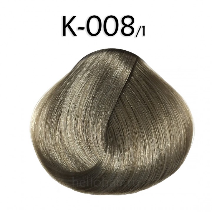 Волосы на капсулах K-008/1, LIGHT ASH BLONDE, светлый пепельный блондин, цена за 100 грамм
