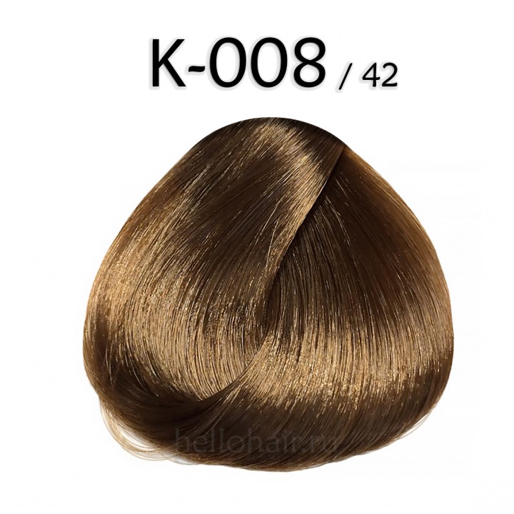 Волосы на капсулах K-008/42, LIGHT OPAQUE COPPER BLONDE, светлый непрозрачный медный блондин, цена за 100 грамм