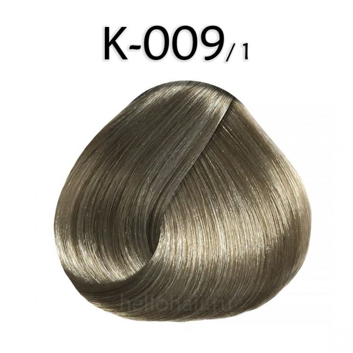Волосы на капсулах K-009/1, VERY LIGHT ASH BLONDE, очень светлый пепельный блонд, цена за 100 грамм
