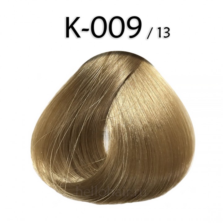 Волосы на капсулах K-009/13, VERY LIGHT SOFT ASH BLONDE, очень светлый мягкий пепельный блонд, цена за 100 грамм