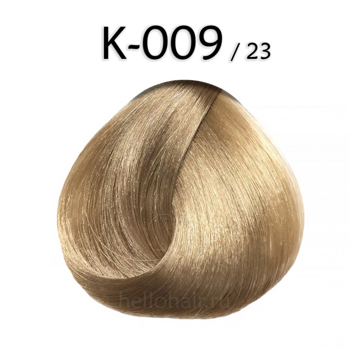 Волосы на капсулах K-009/23, VERY LIGHT EXTRA PEARL GOLDEN BLONDE, очень светлый интенсивный перламутрово-золотистый блонд, цена за 100 грамм