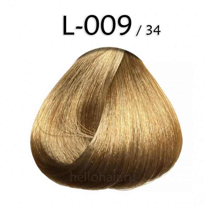 Волосы на лентах L-009/34, VERY LIGHT GOLDEN COPPER BLONDE, очень светлый золотисто-медный блонд, цена за 100 грамм