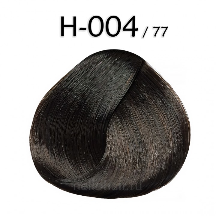 Волосы в срезах H-004/77, INTENSE CHESTNUT BROWN, интенсивный каштановый, цена за 100 грамм