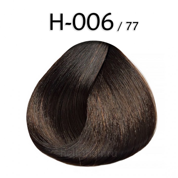 Волосы в срезах H-006/77, INTENSE DARK CHESTNUT BLONDE, интенсивный тёмно-каштановый блонд, цена за 100 грамм