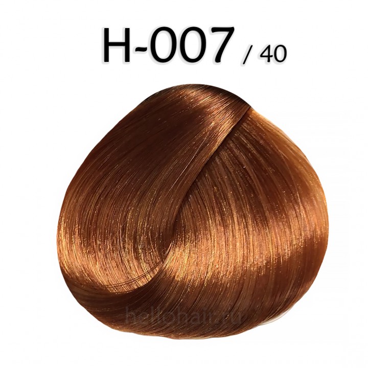 Волосы в срезах H-007/40, RADIANT COPPER BLONDE, сияющий медный блонд, цена за 100 грамм