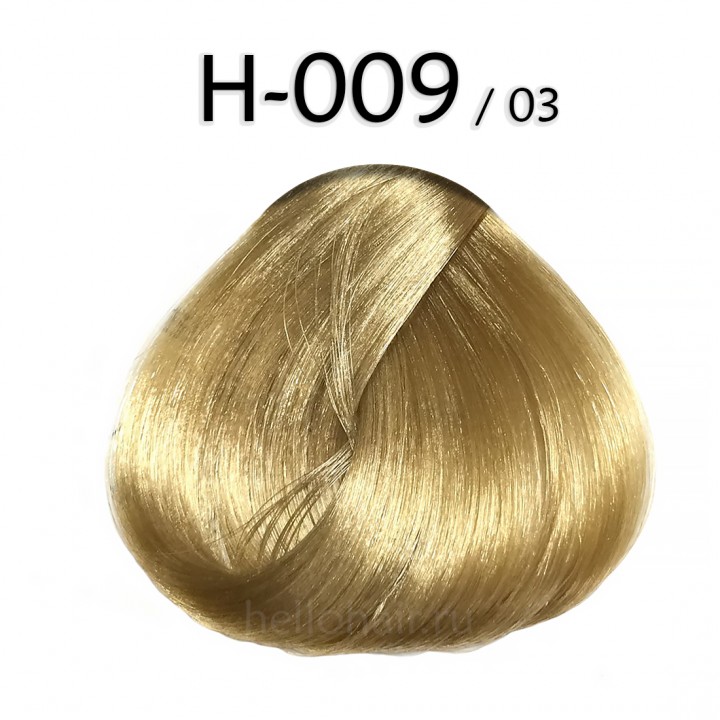 Волосы в срезах H-009/03, VERY LIGHT NATURAL GOLDEN BLONDE, очень светлый натуральный золотистый блонд, цена за 100 грамм